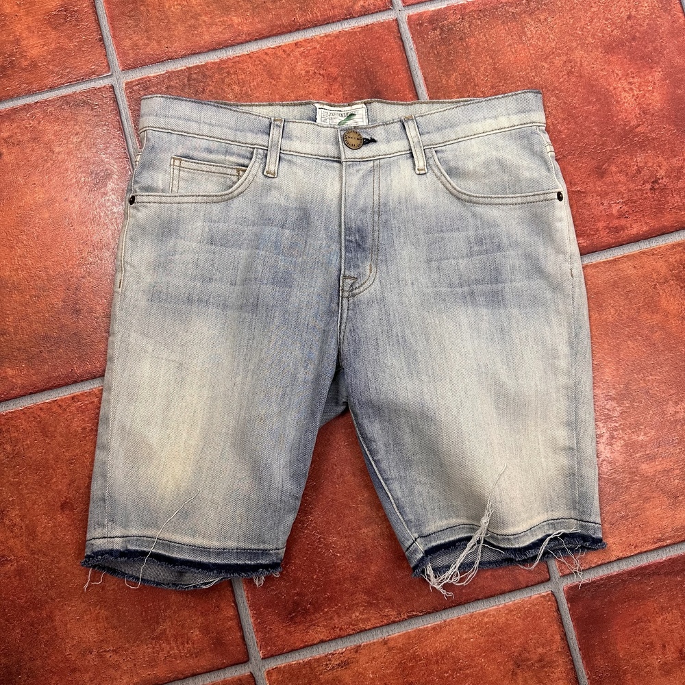 Current/Elliott Light Wash Denim Shorts